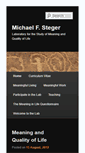 Mobile Screenshot of michaelfsteger.com